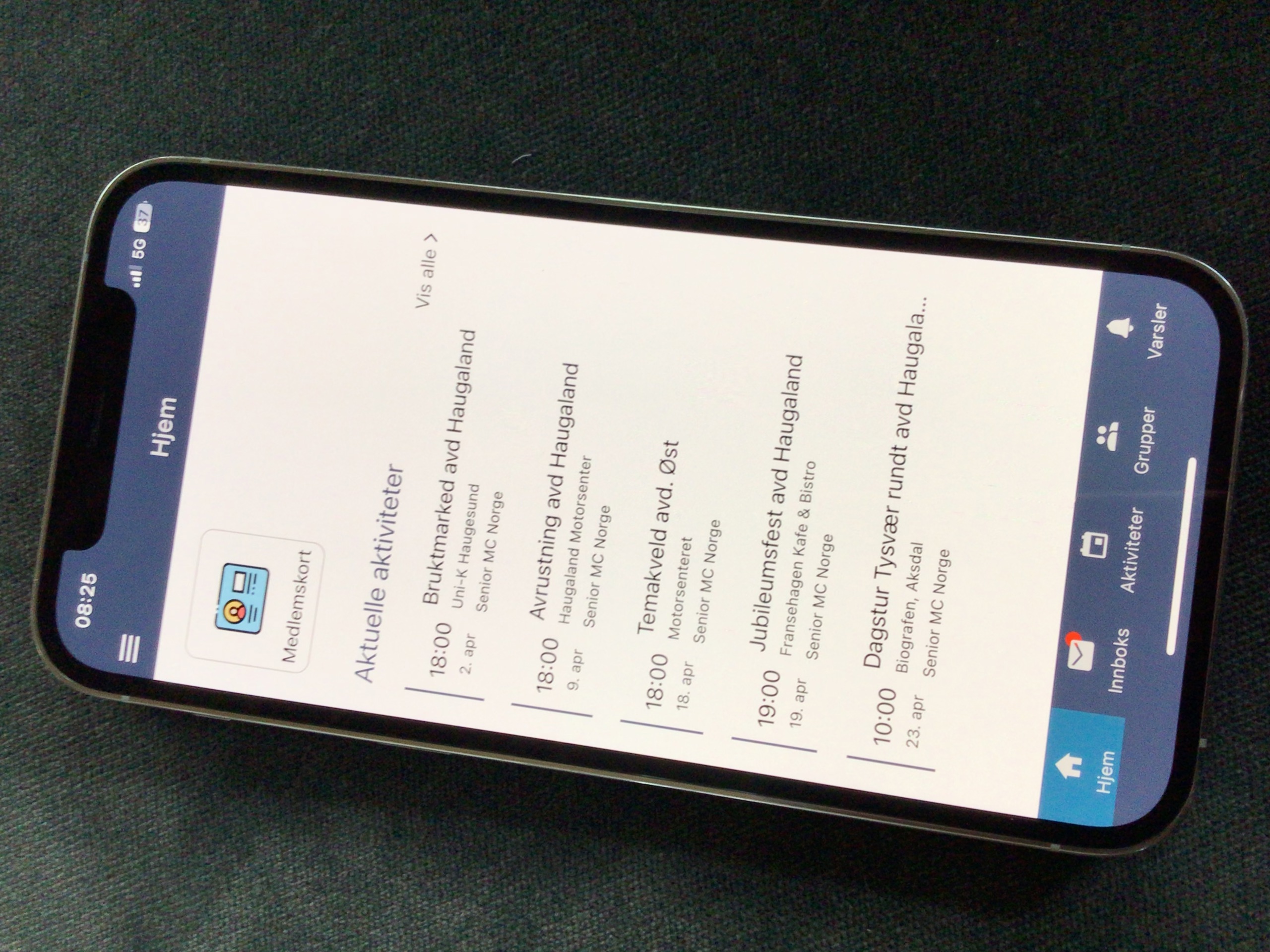 Får du ikke opp kalenderen i Gnist-appen?